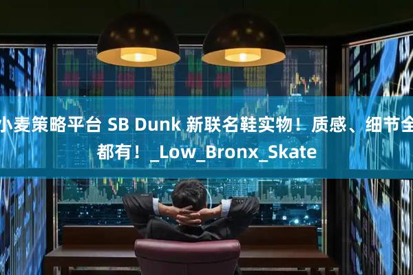小麦策略平台 SB Dunk 新联名鞋实物!质感、细节全都有!_Low_Bronx_Skate